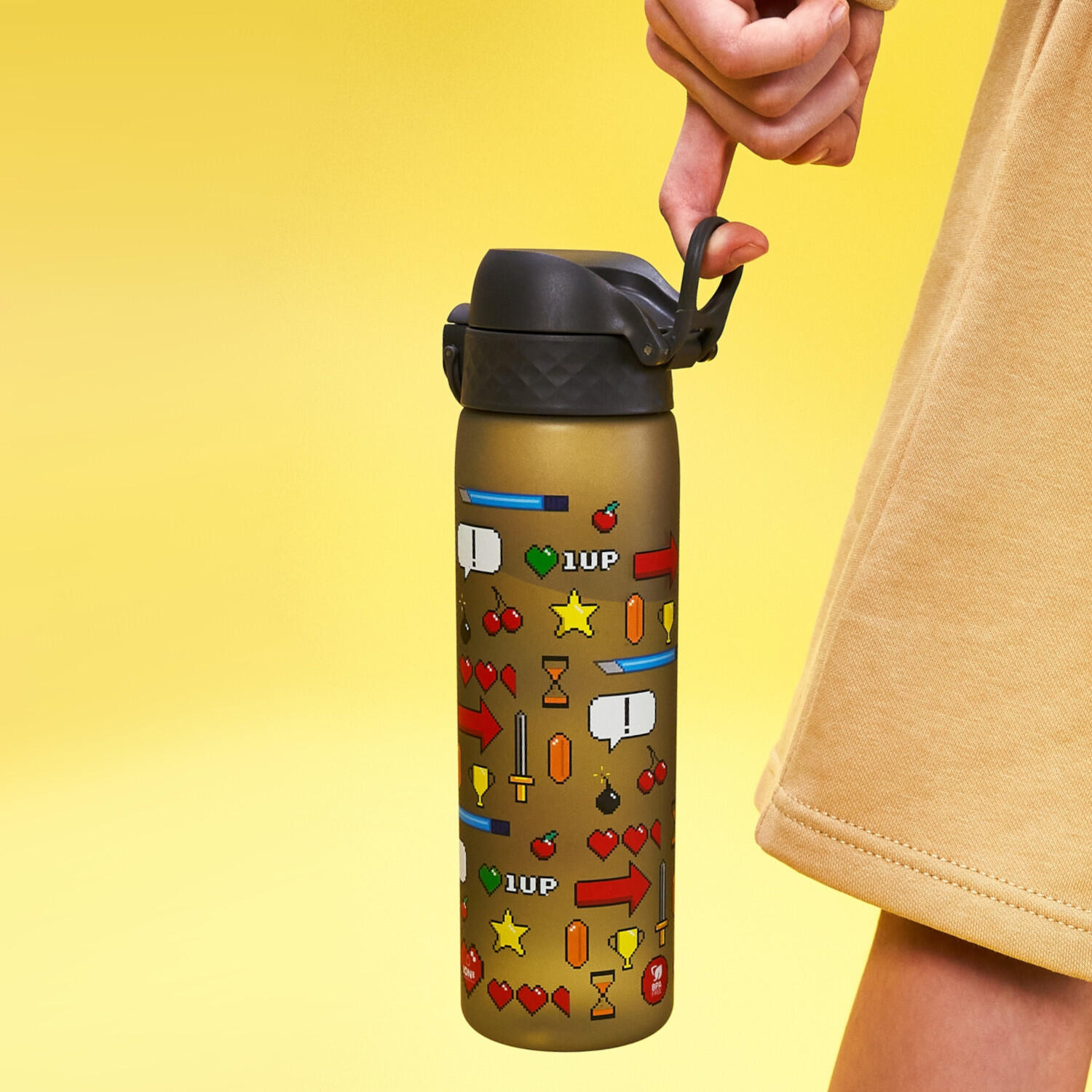 Bidon na wodę ION8 500ml z atestem PZH – szczelny, lekki, bez BPA 4/8