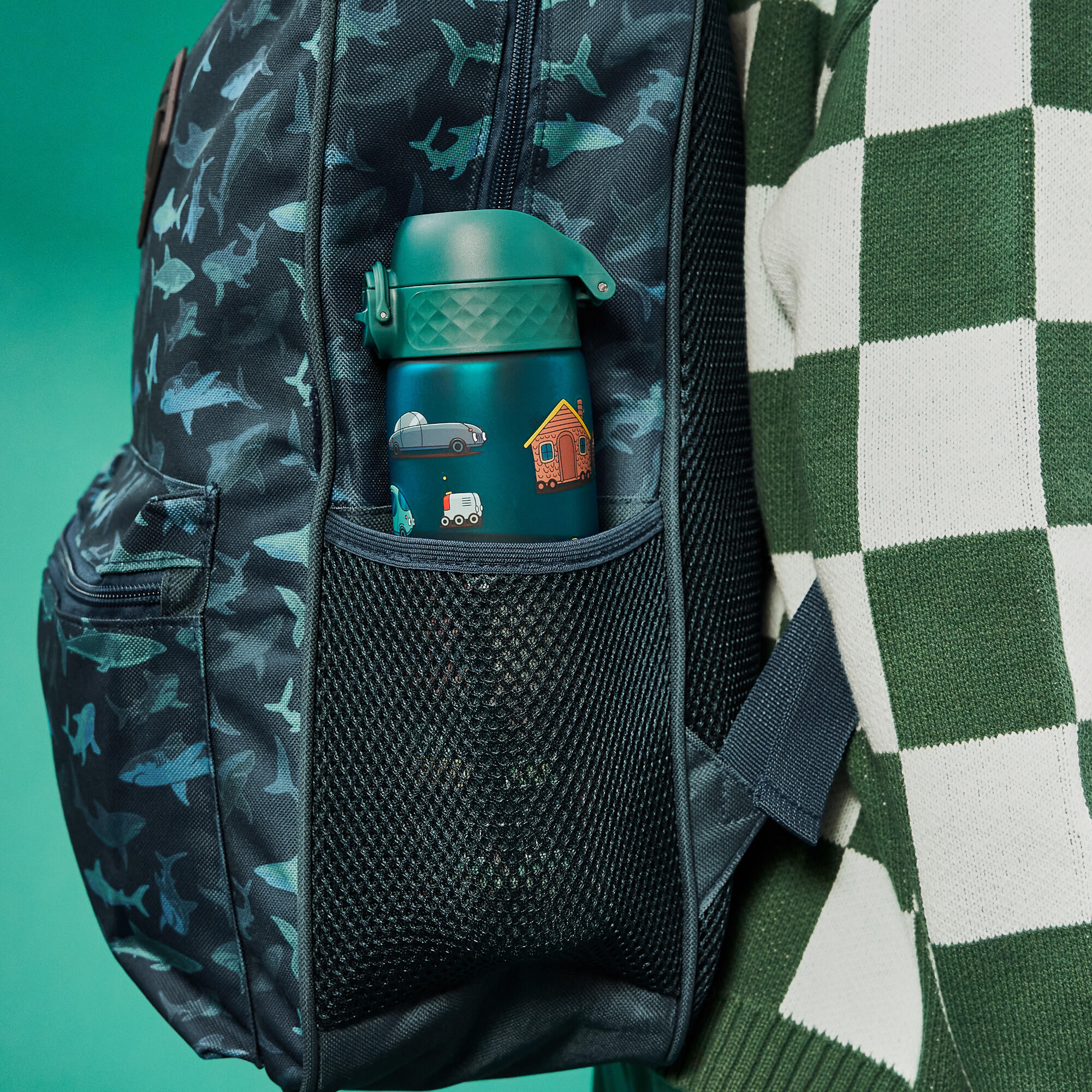 Bidon na wodę ION8 500ml z atestem PZH – szczelny, lekki, bez BPA 5/8