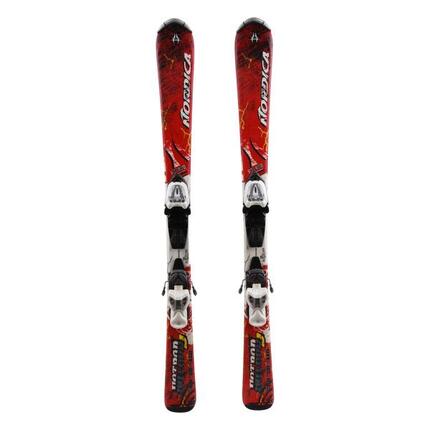 RECONDITIONNE - Ski Junior Nordica Hot Rod J + Fixations