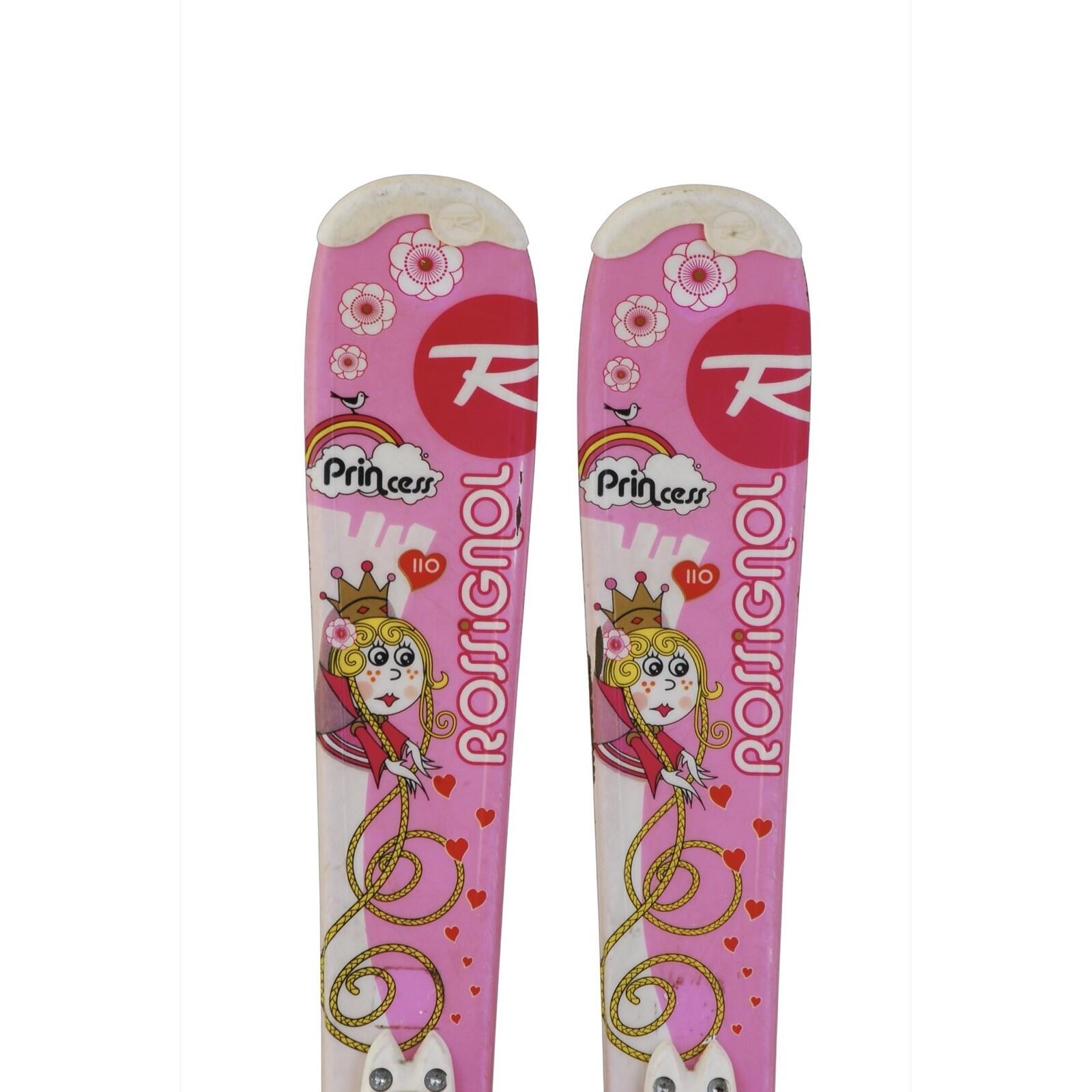 RECONDITIONNE - Ski Junior Rossignol Princess + Fixations 2/5
