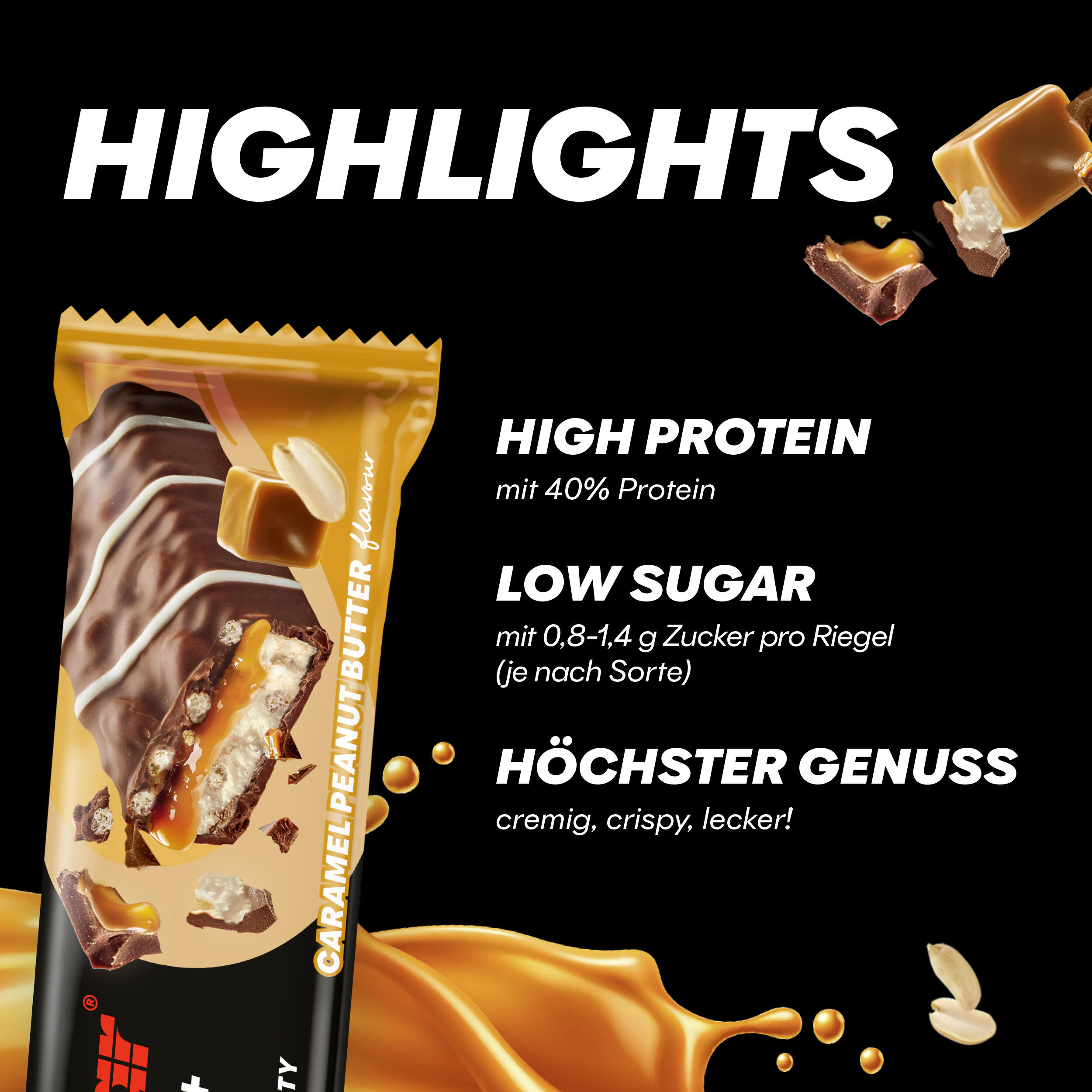 Barre protéinée 40% Crisp 40g PowerBar (lot de 12) 3/7