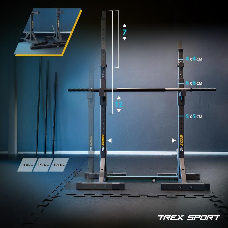 Suporturi reglabile Trex Sport TX-100S pentru halteră până la 250kg