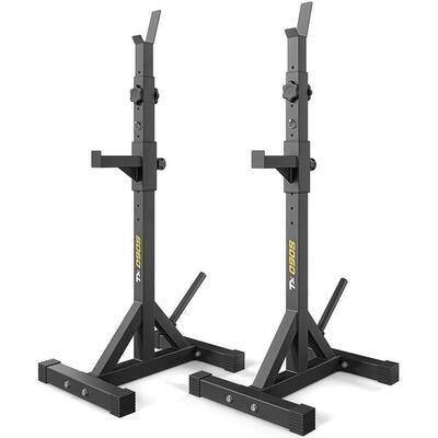Supporti bilanciere regolabili Trex Sport TX-090S con porta dischi 200 kg