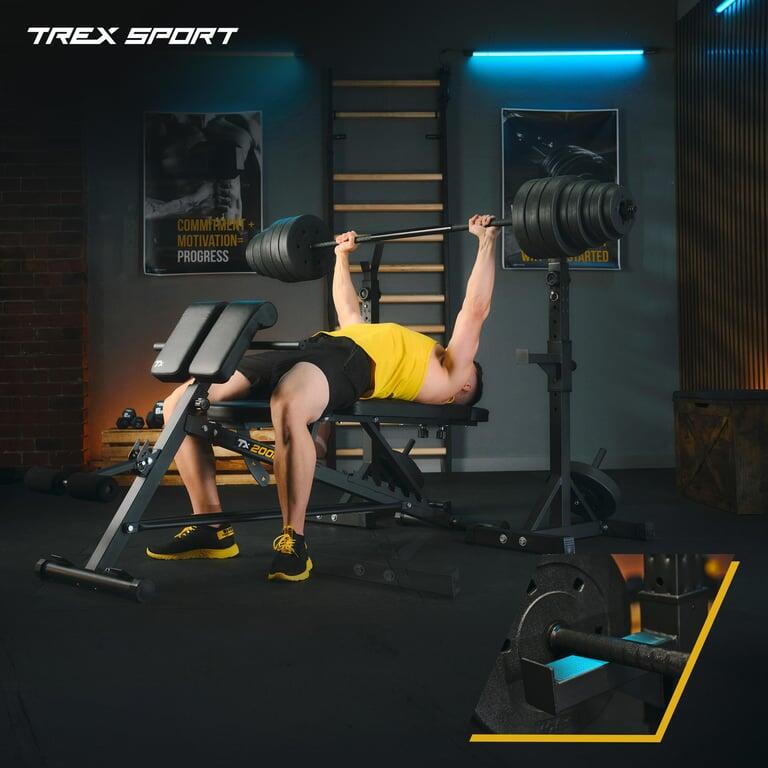 Supports d’haltères réglables Trex Sport TX-090S charge 200 kg 5/7