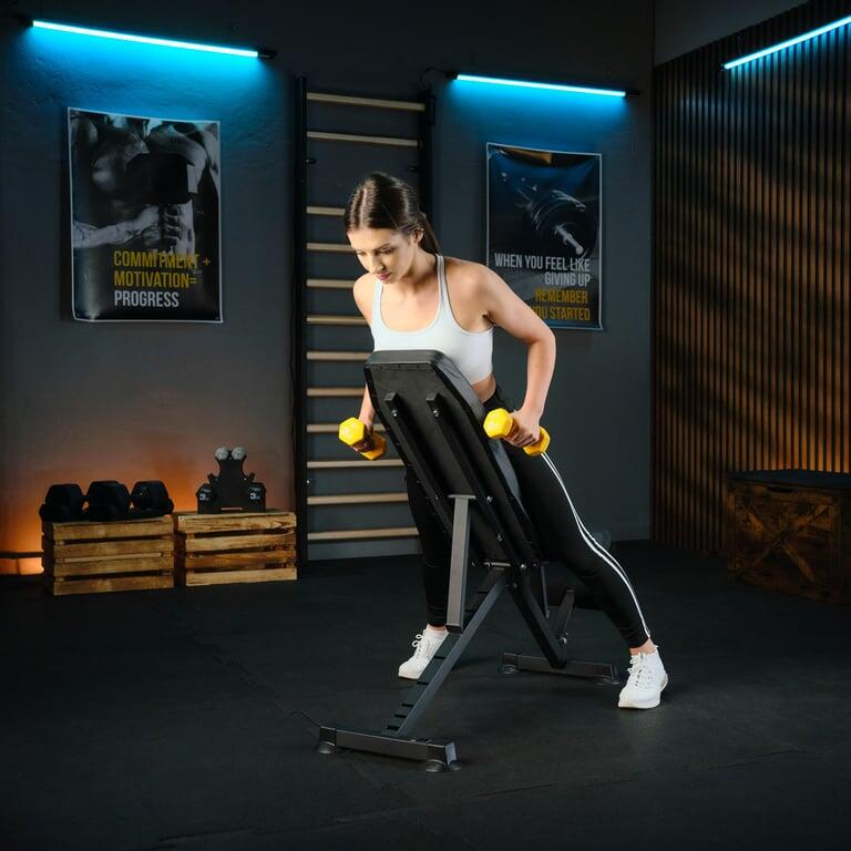 Banc de musculation pliable réglable Trex Sport TX-150B charge 150 kg 6/7