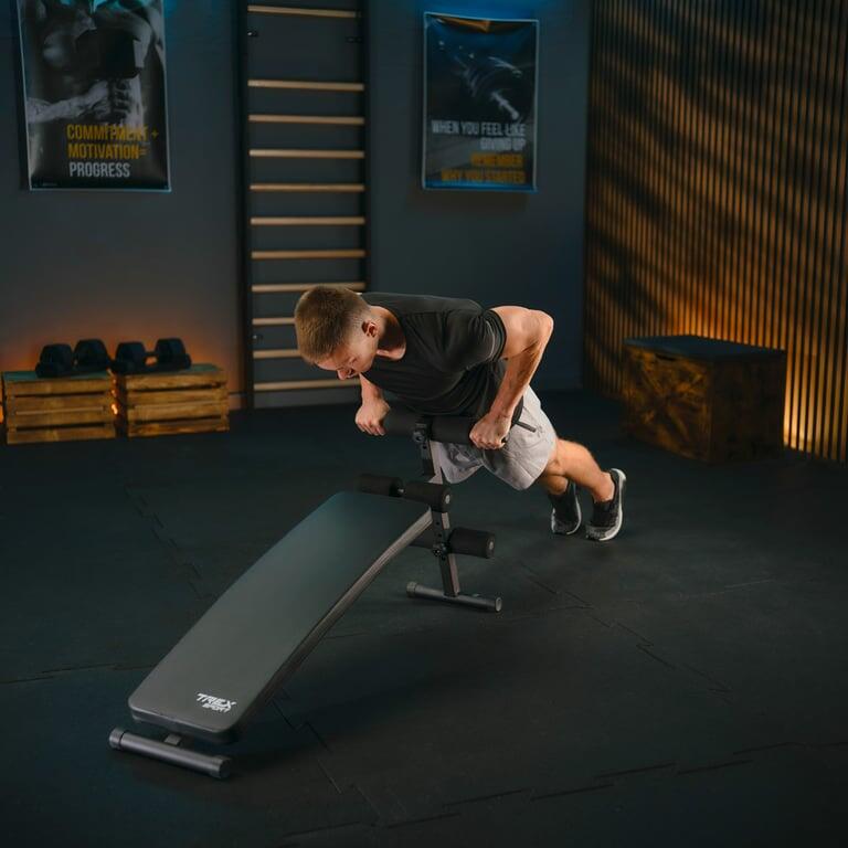 Banc de musculation incliné sit-up pliable Trex Sport TX-050B 110 kg 7/7