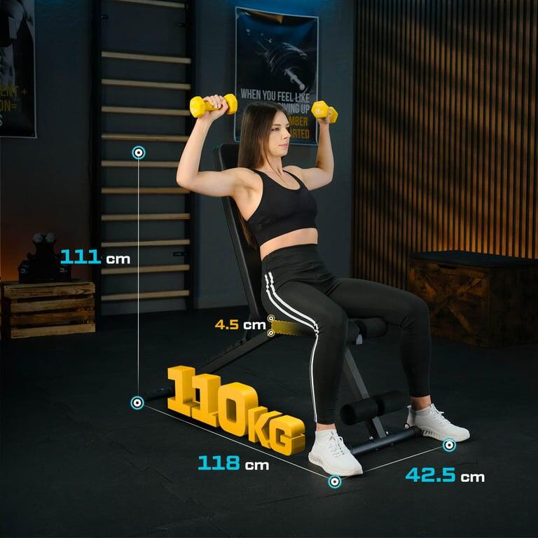 Ławka treningowa regulowana składana Trex Sport TX-110B z ekspanderami do 110kg