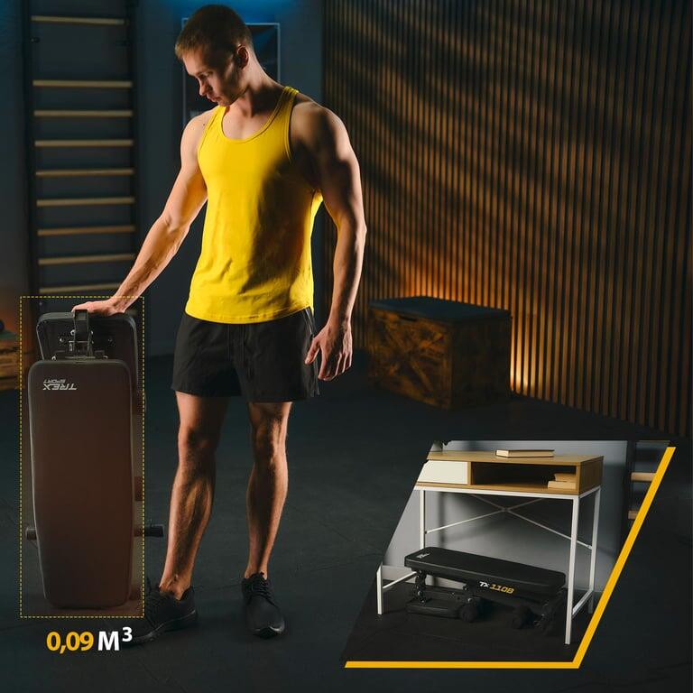 Banc de musculation réglable pliable Trex Sport TX-110B avec extenseurs 3/7