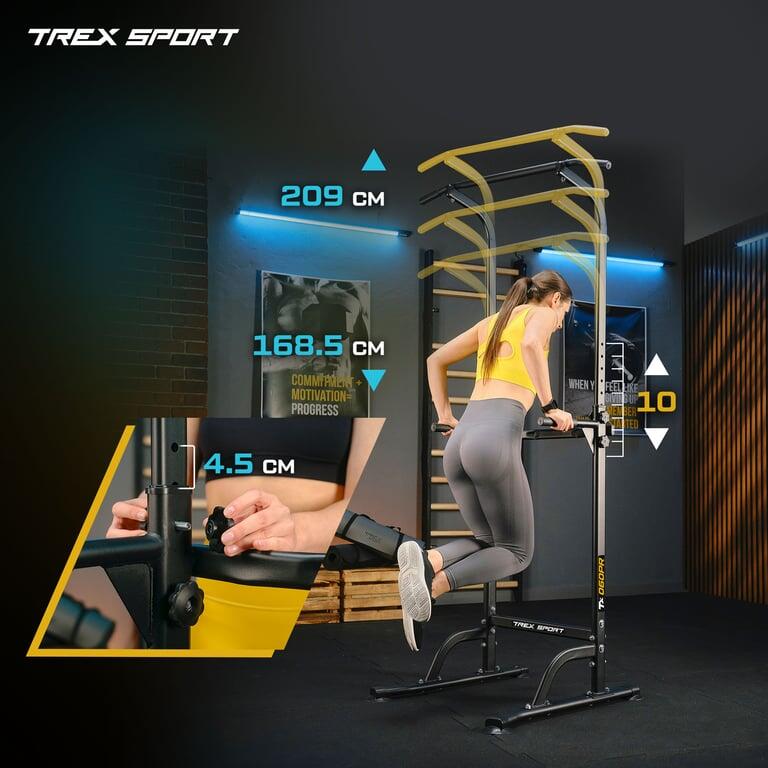 Torre de dominadas y fondos Trex Sport TX-060PR ajustable 150 kg 3/7