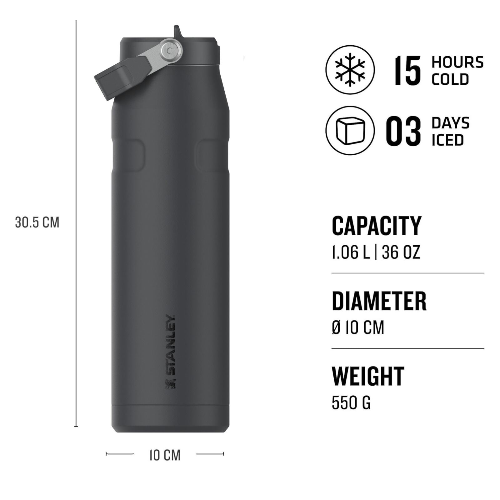 IceFlow Bottle Flip Straw 1.06L Water Bottle 6/7
