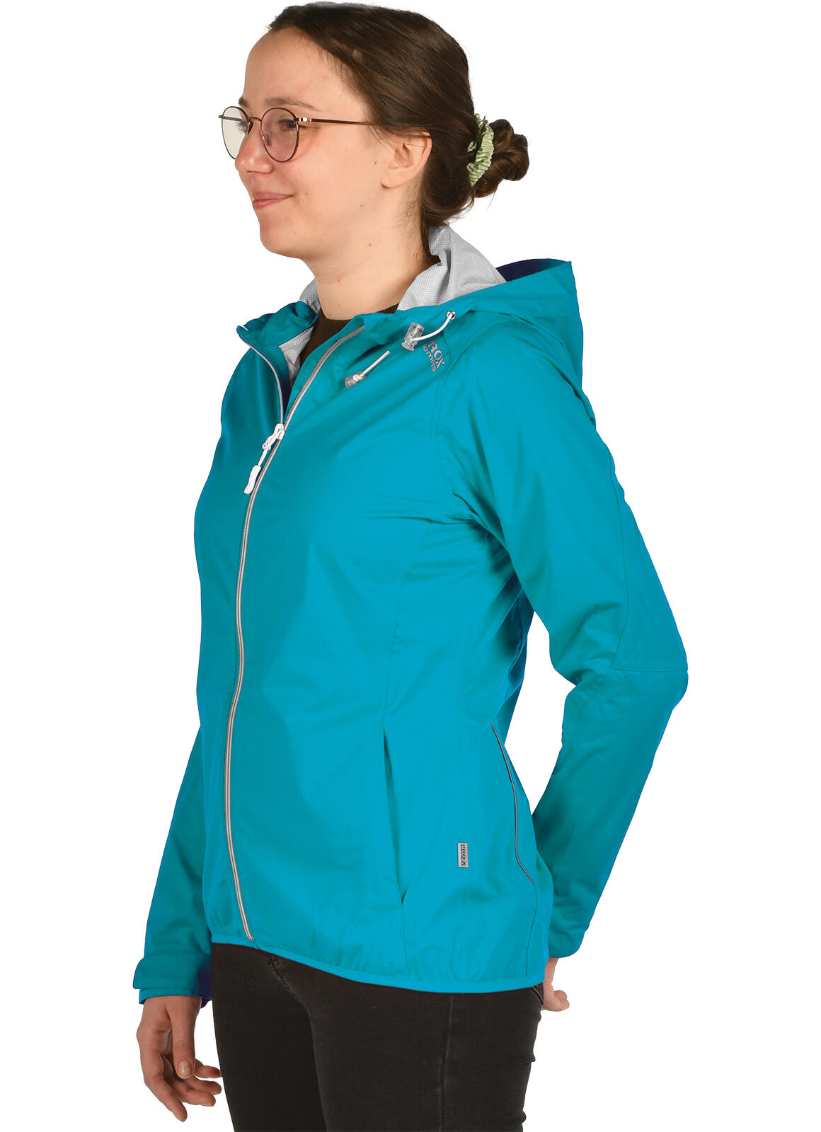 Giacca funzionale da donna DAVINA turchese neon 5/5