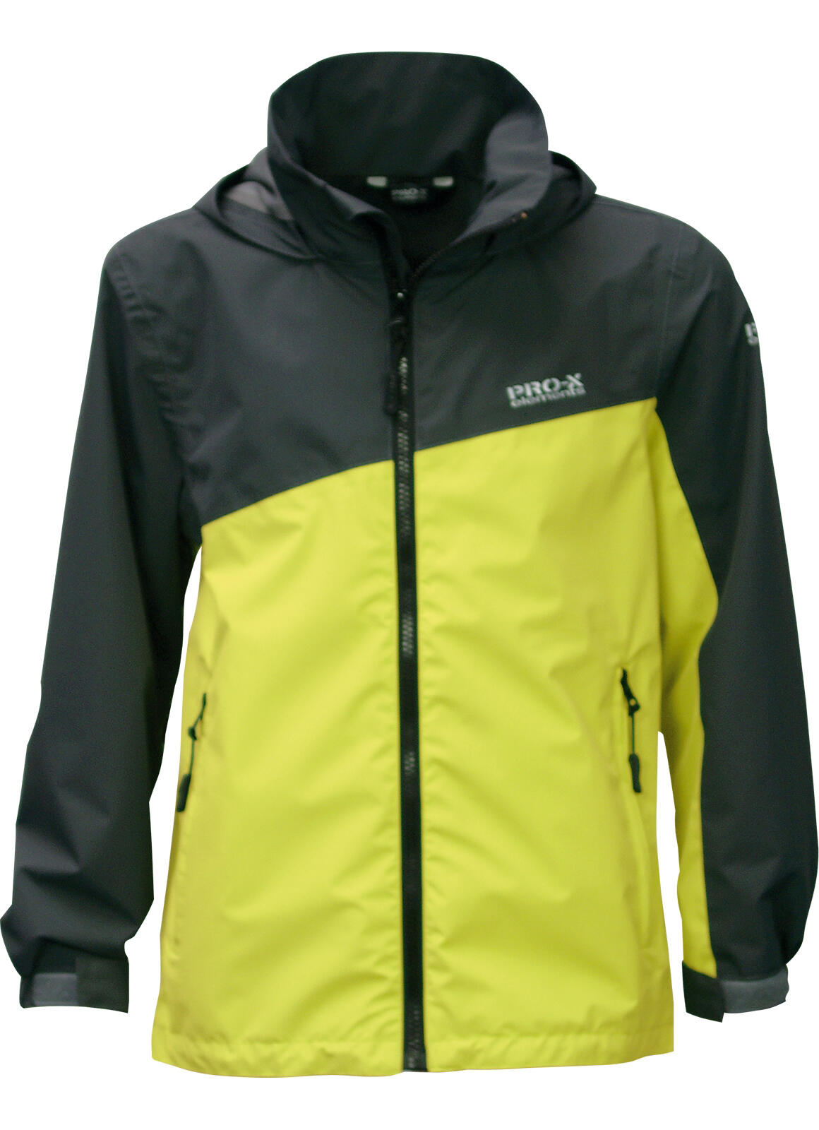 PRO-X ELEMENTS Kinder Regenjacke TANIS ANTHRAZIT/WILD LIME