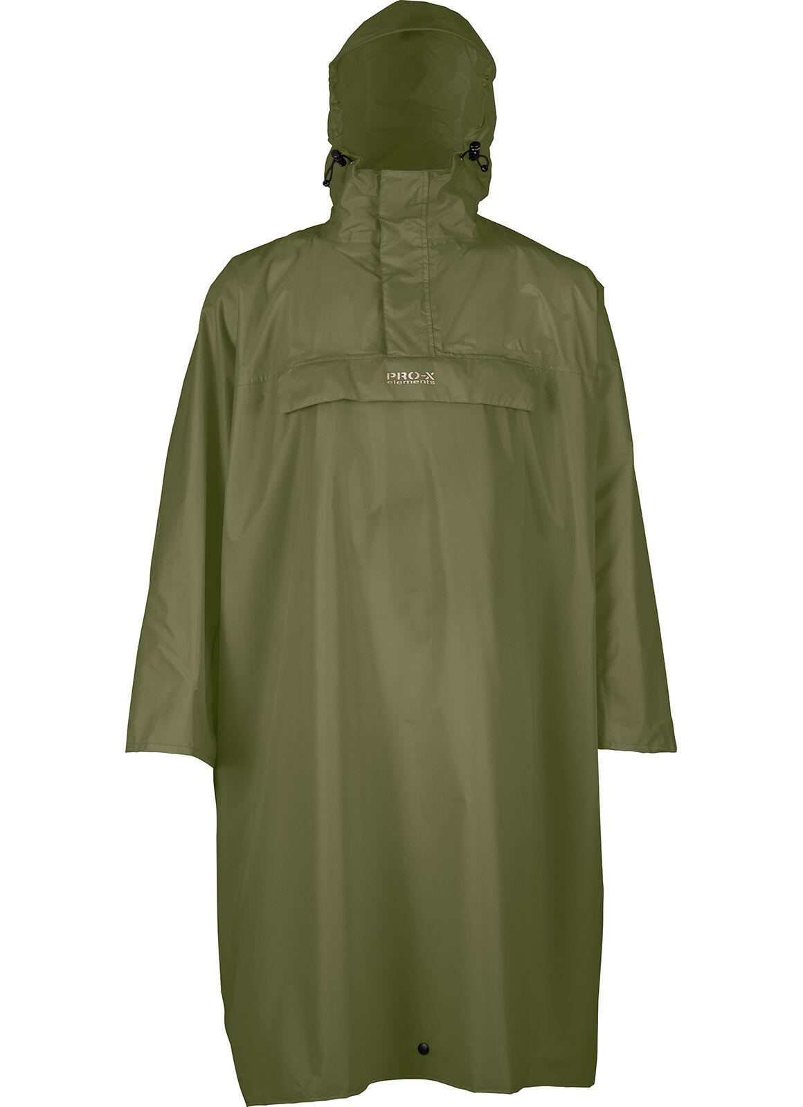 PRO-X ELEMENTS Herren Regenponcho AROSA Laurel Oak-Grün