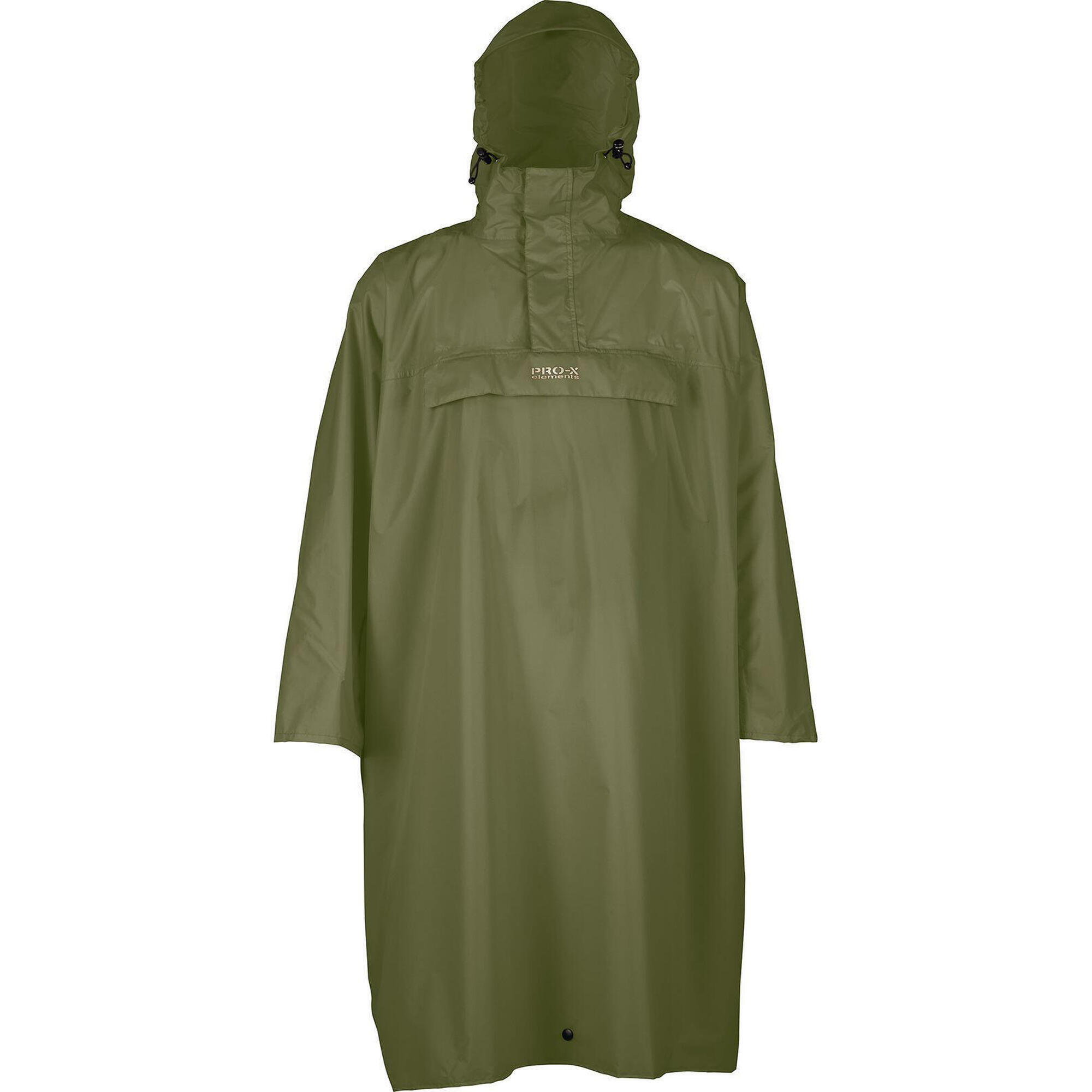 Pro-x Elements - Poncho De Pluie Homme Arosa Vert Laurier - Cape - Vert - Decathlon