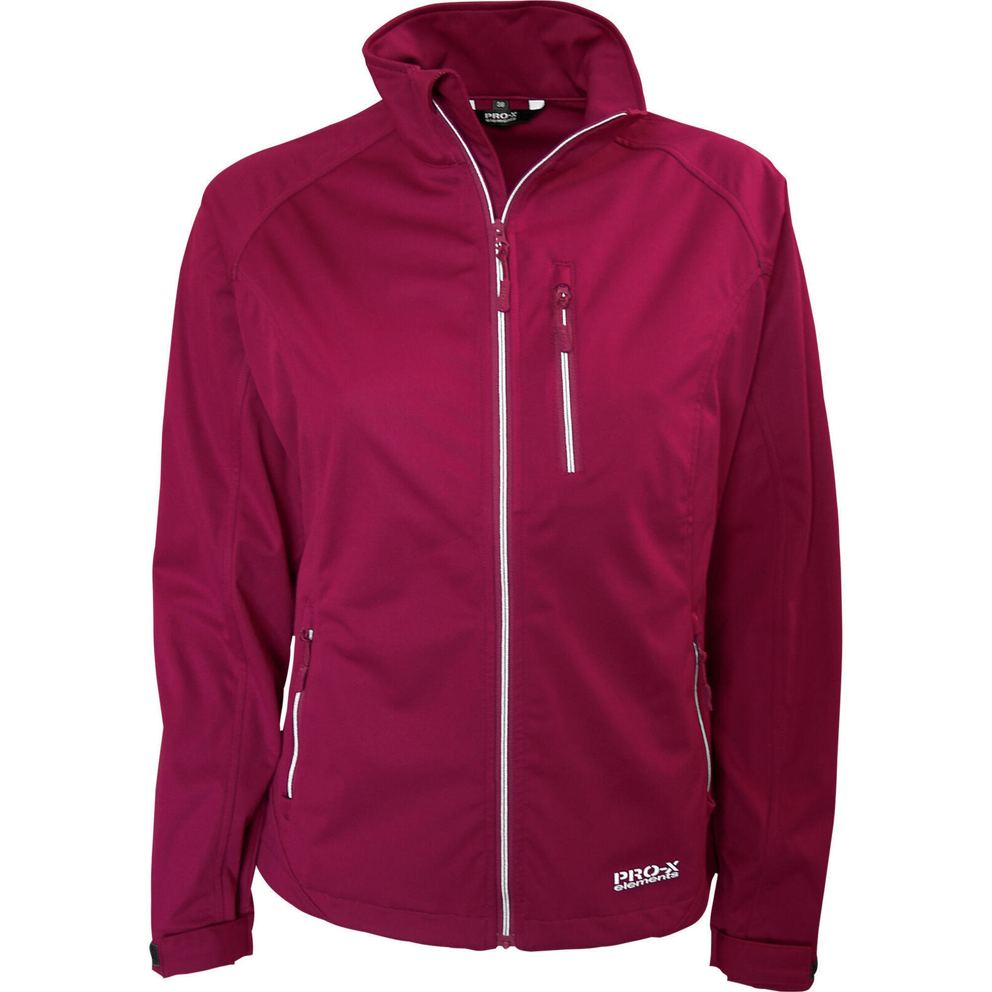 Pro-x Elements - Veste Softshell Femme Maike Baie - Softshell - Rouge - Decathlon