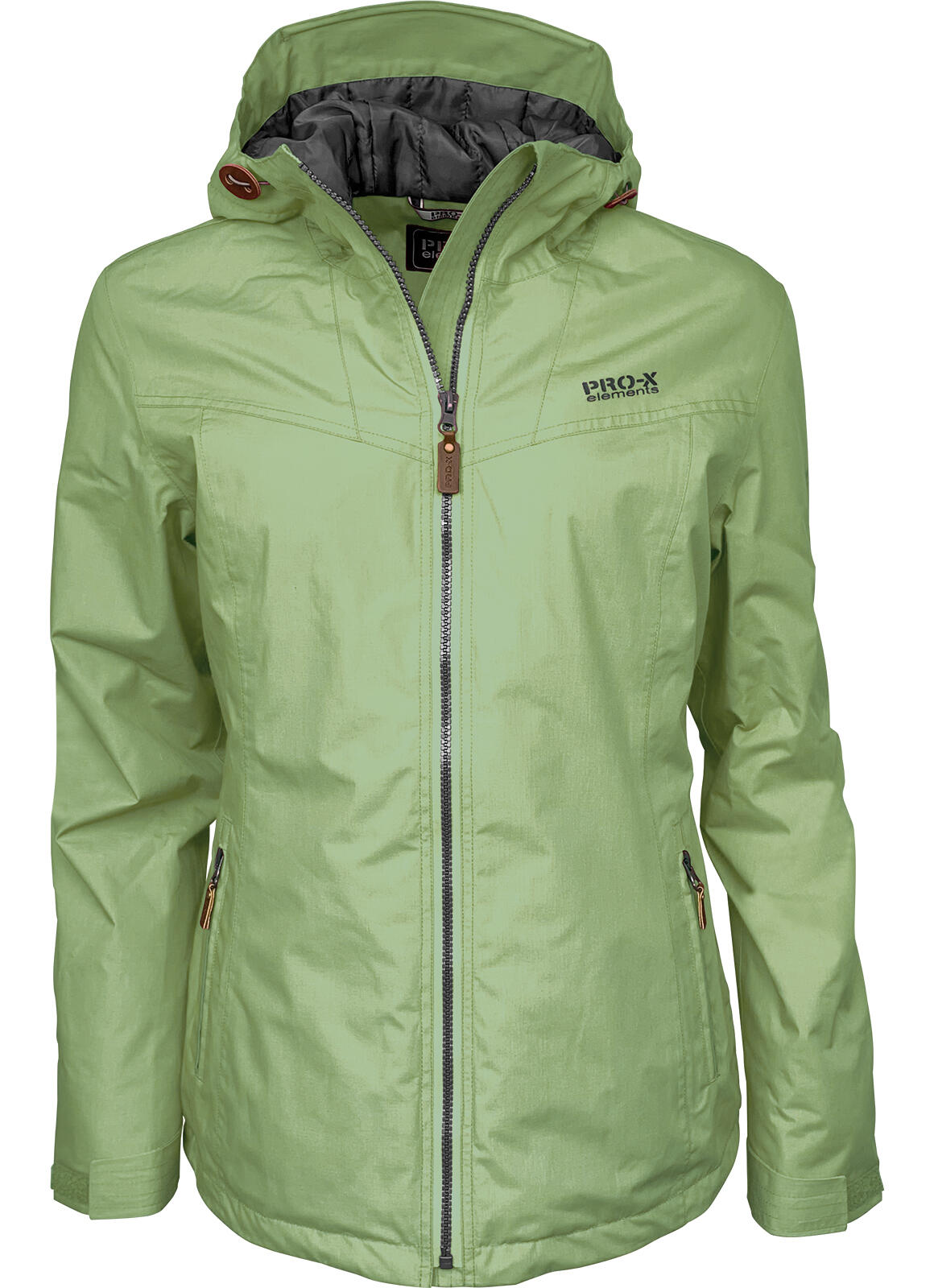 PRO-X ELEMENTS Damen Funktionsjacke LUNA Hydro Green - Anthrazit