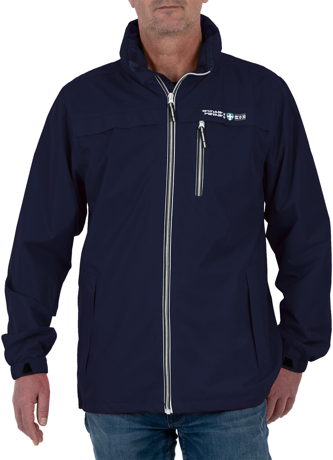 Herren Funktionsjacke HENDRIK Marineblau 3/5