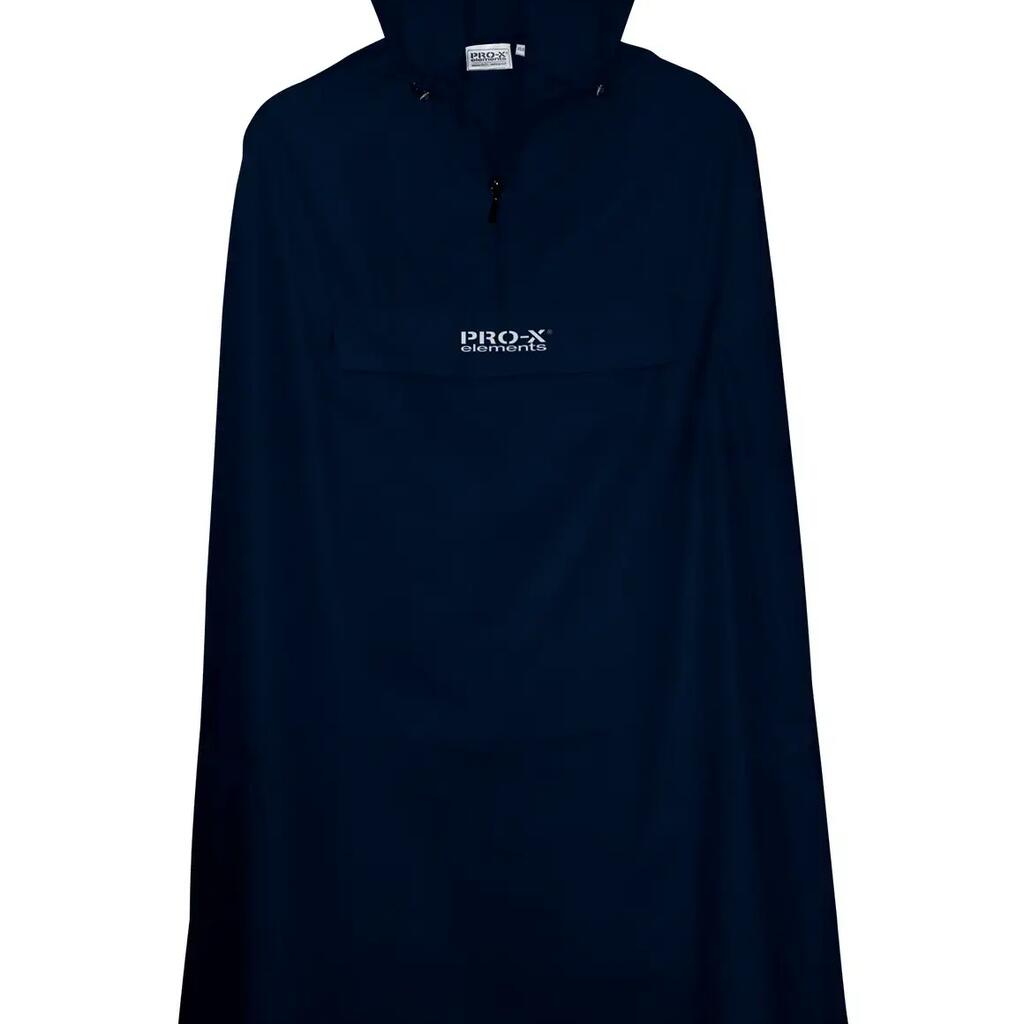 Unisex Rain Poncho PASO Navy Blue