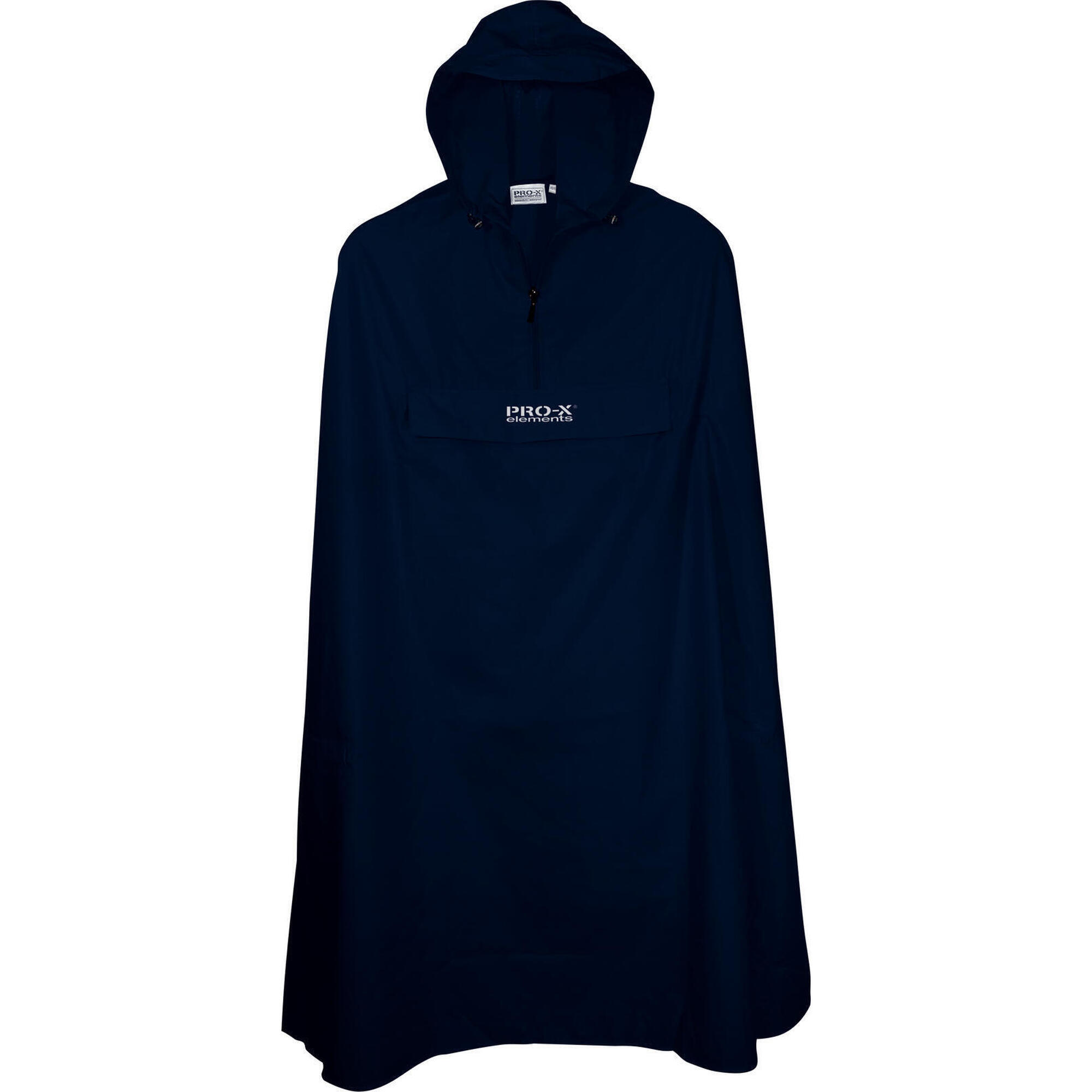 Pro-x Elements - Poncho De Pluie Unisexe Paso Bleu Marine - Cape - Bleu - Decathlon
