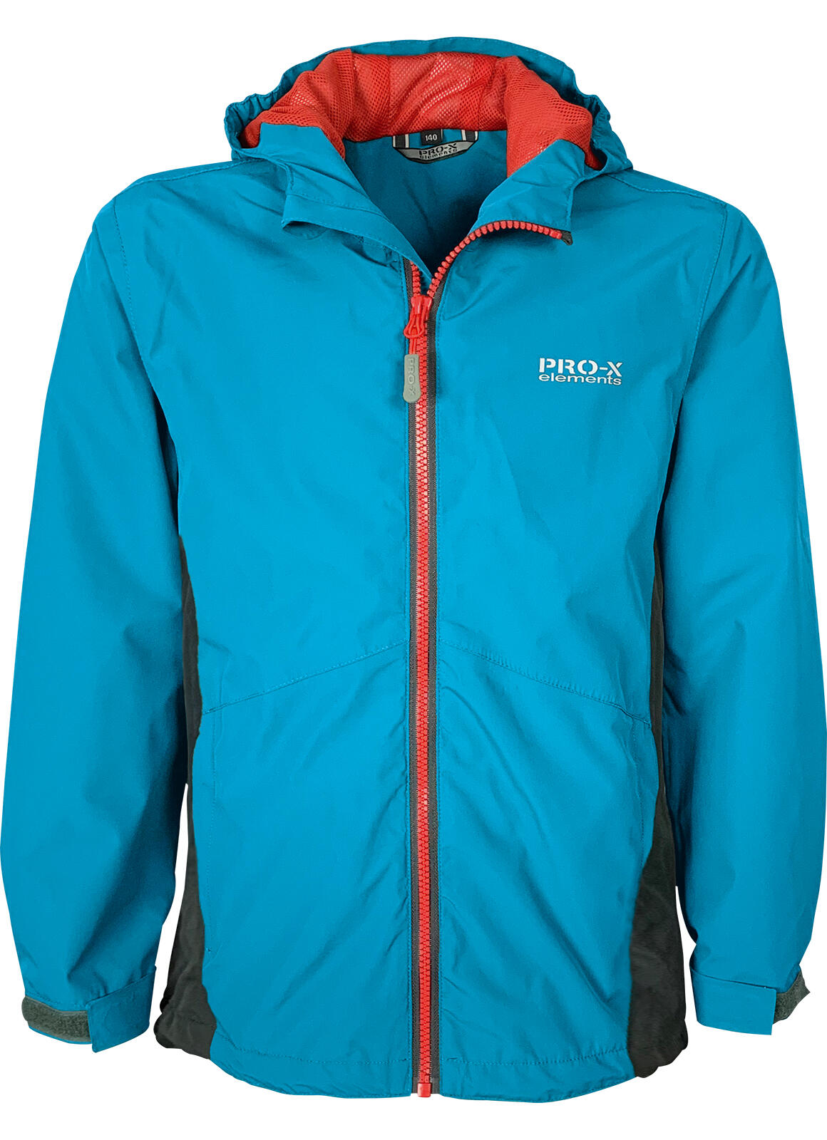 PRO-X ELEMENTS Kinder Regenjacke OLOF Methyl Blue - Anthrazit