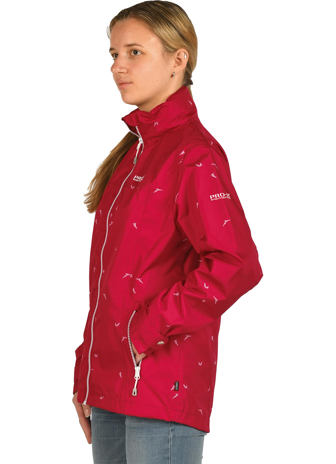 Veste softshell femme ELENA rouge salsa 5/5