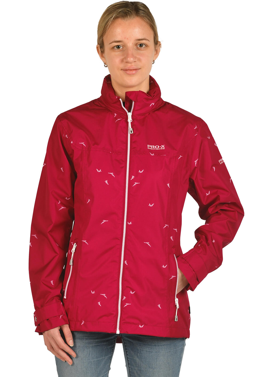 Veste softshell femme ELENA rouge salsa 3/5