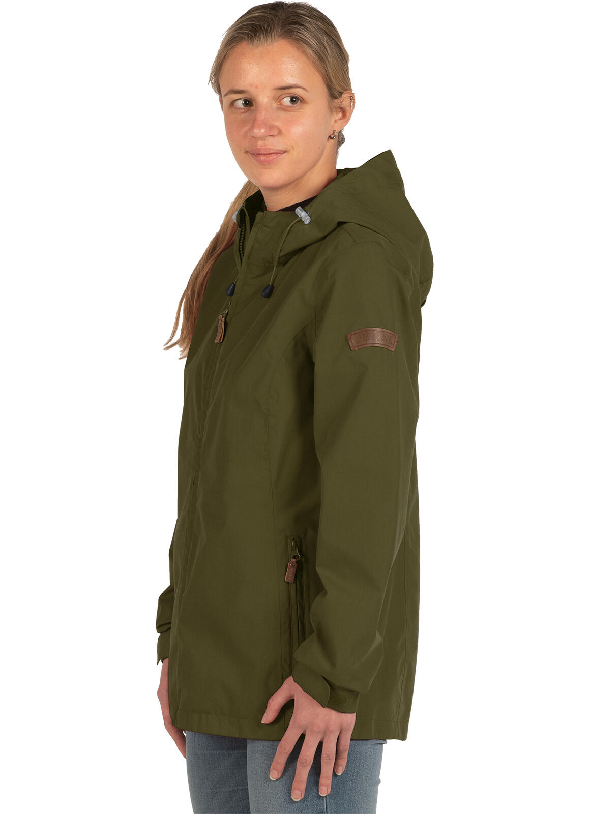 Veste fonctionnelle pour femme HEDDA vert olive 4/5