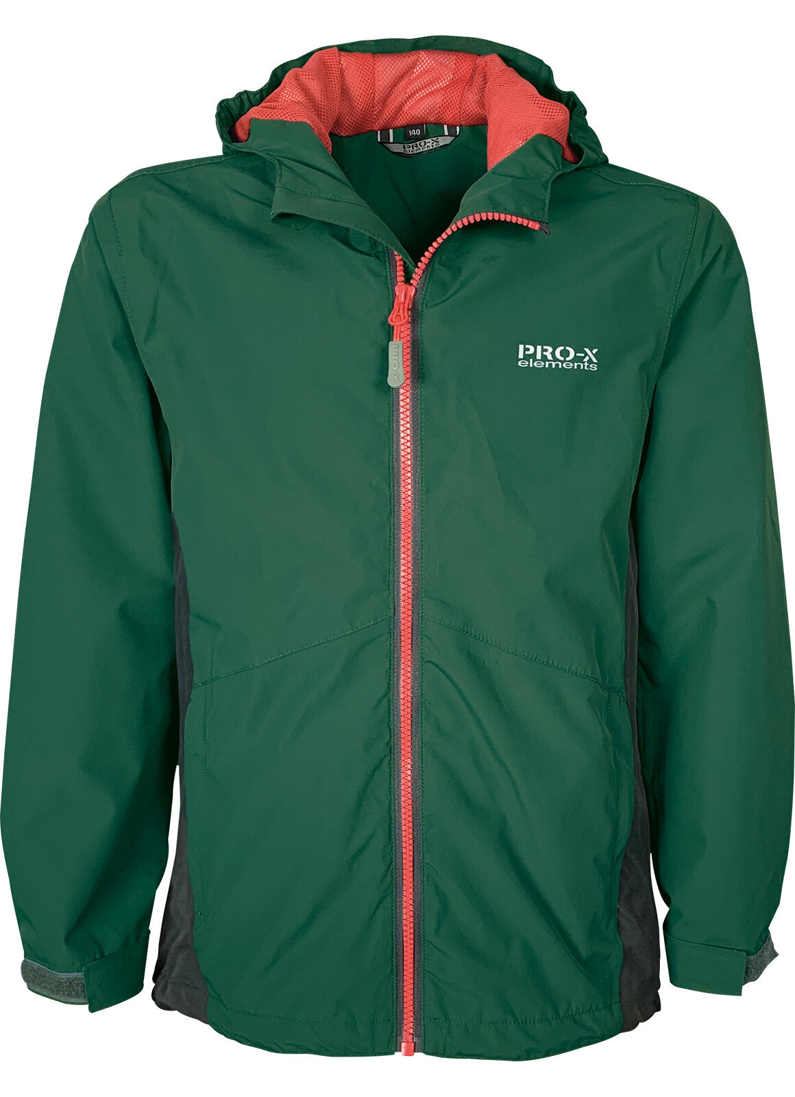 PRO-X ELEMENTS Kinder Regenjacke OLOF Dark Blue Green - Anthrazit