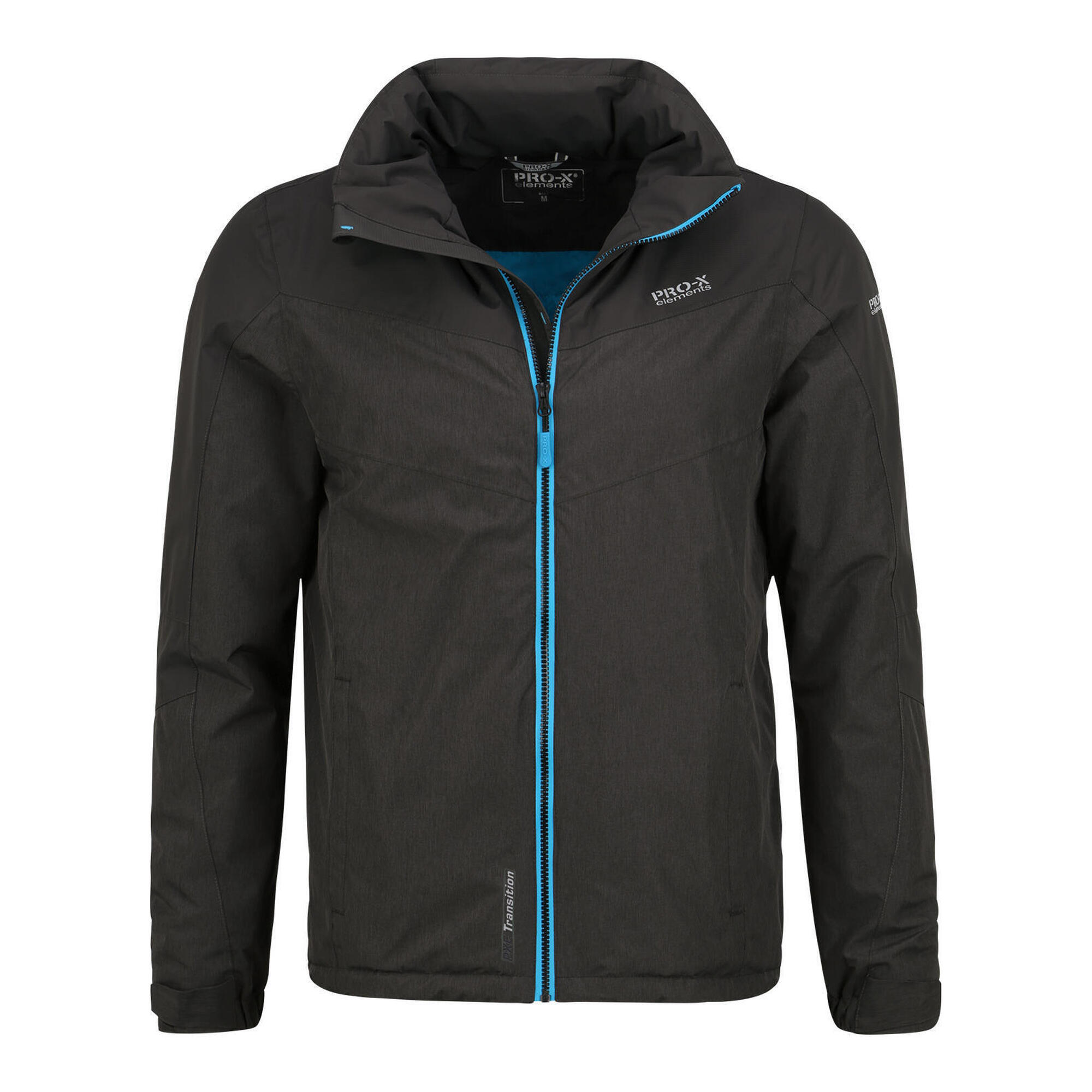 Pro-x Elements - Veste Fonctionnelle Homme James Noir Chiné - Coupe-pluie - Noir - Decathlon