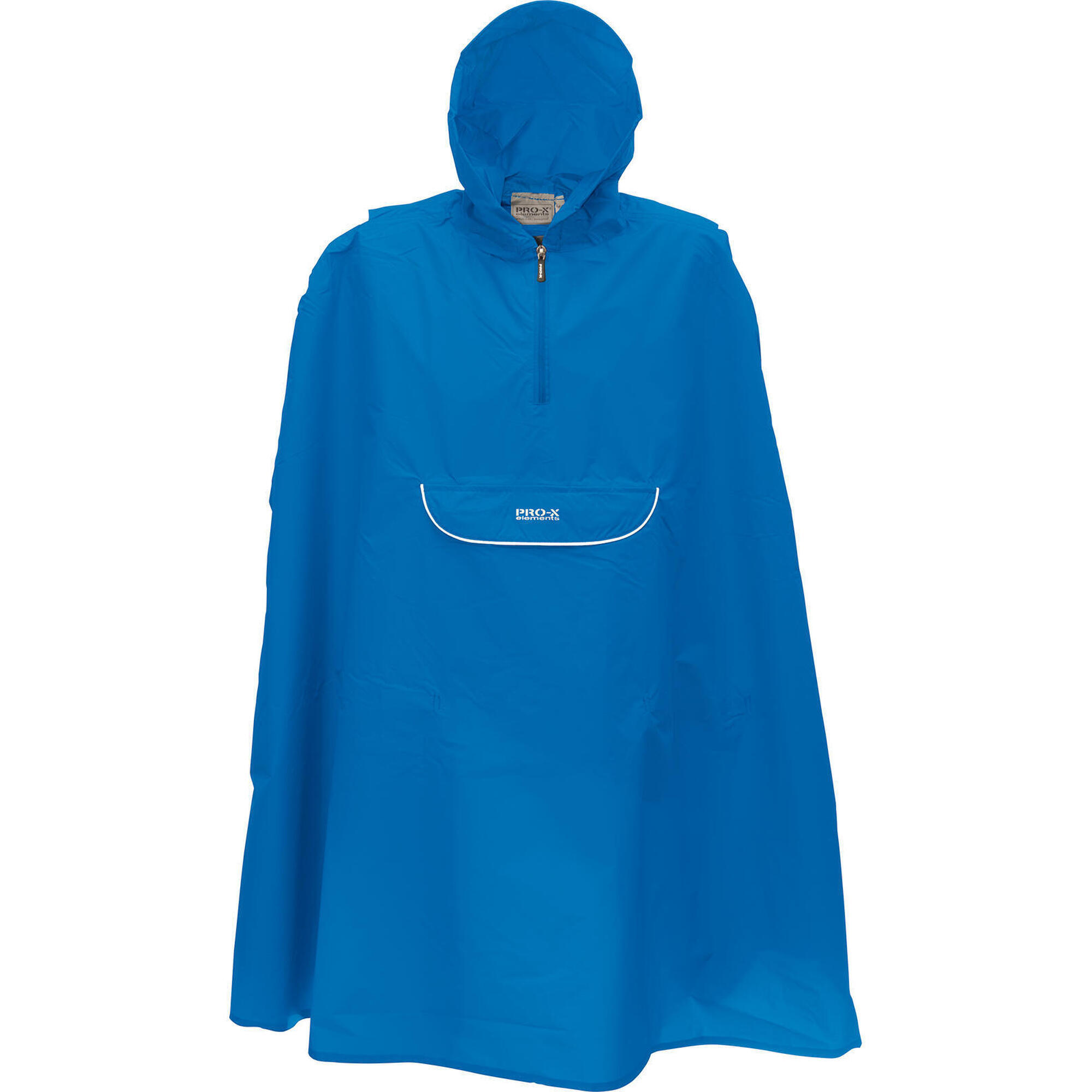 Pro-x Elements - Cape De Pluie Pour Vélo Enfant Pasino Bleu Royal - Cape - Bleu - Decathlon