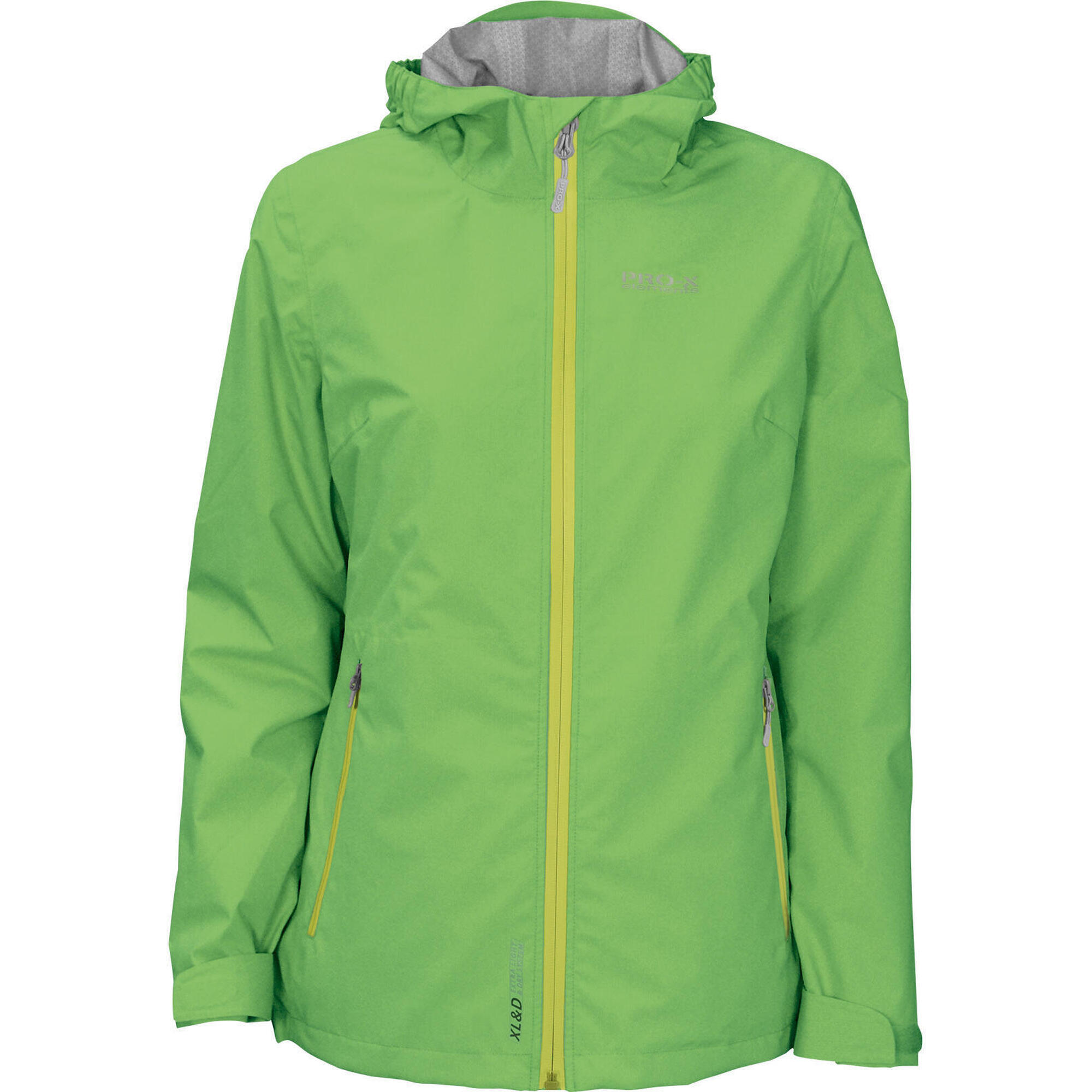 Pro-x Elements - Veste Fonctionnelle Femme Kim Brun Bambou - Coupe-pluie - Vert - Decathlon