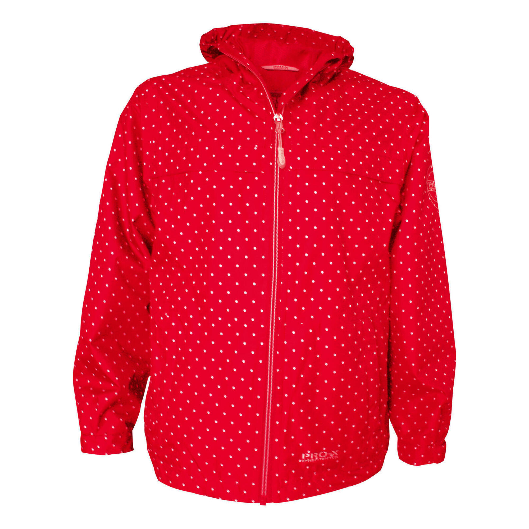 Pro-x Elements - Veste De Pluie Fille Pia Rouge - Coupe-pluie - Rouge - Decathlon