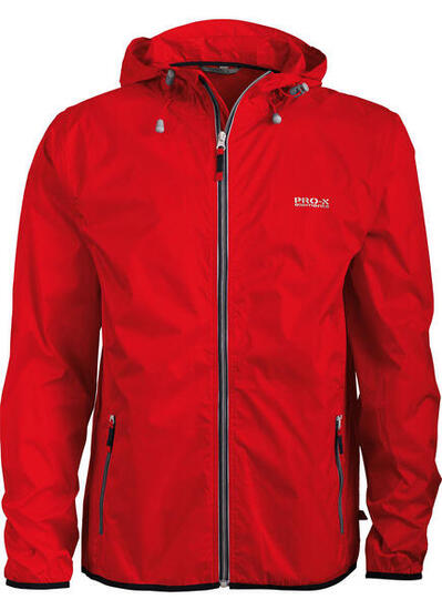 Veste de pluie homme CLEEK rouge lave