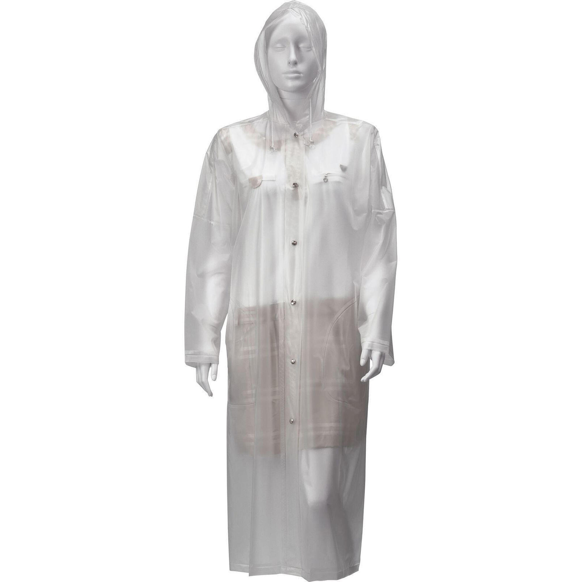 Pro-x Elements - Poncho De Pluie Femme Bess Transparent - Cape - Blanc - Decathlon