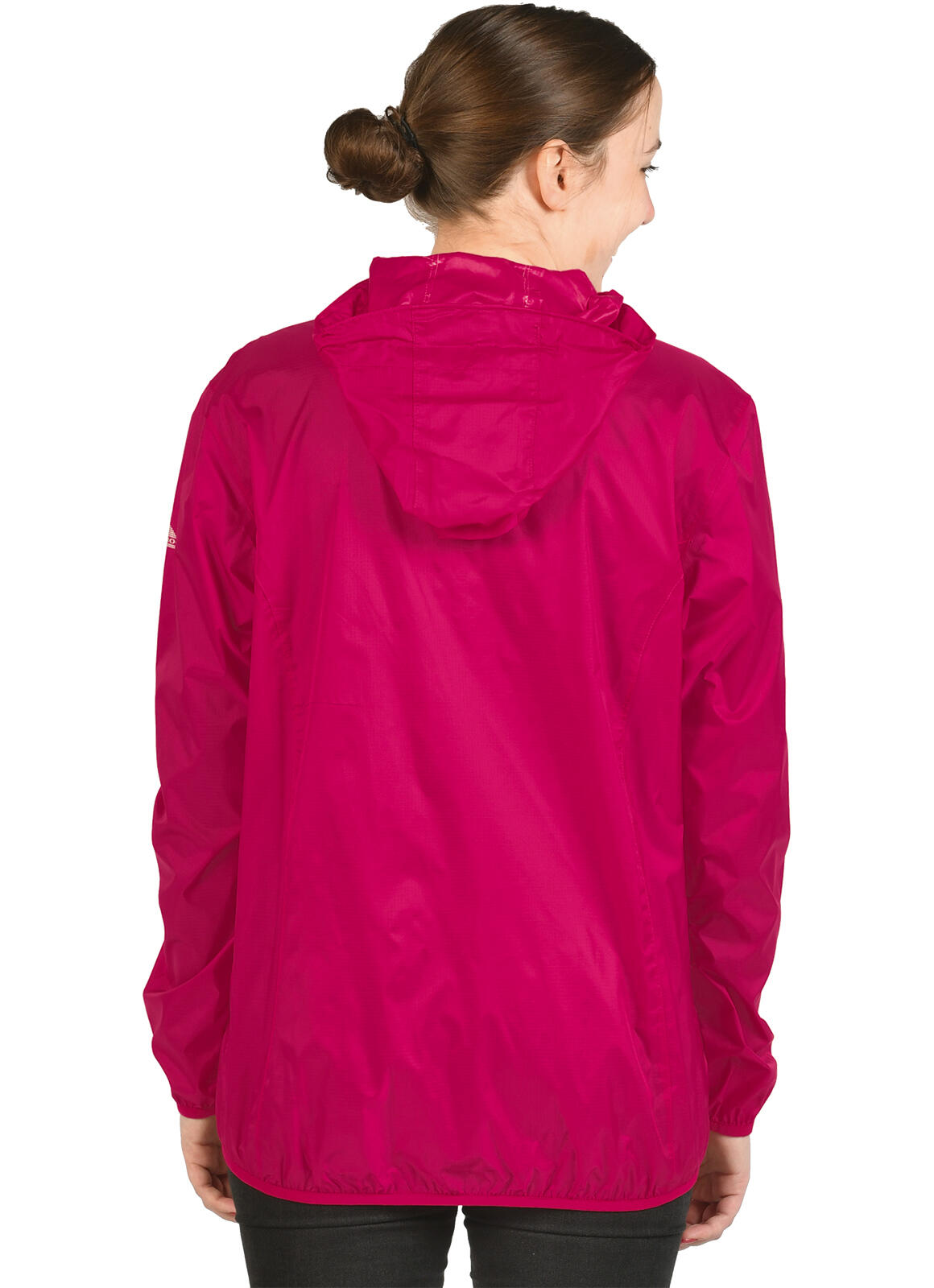 Giacca antipioggia da donna LADY CLEEK rosa vivace 4/5