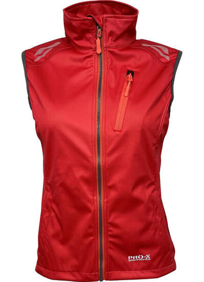 Veste fonctionnelle sans manches femme HANNA rouge canneberge