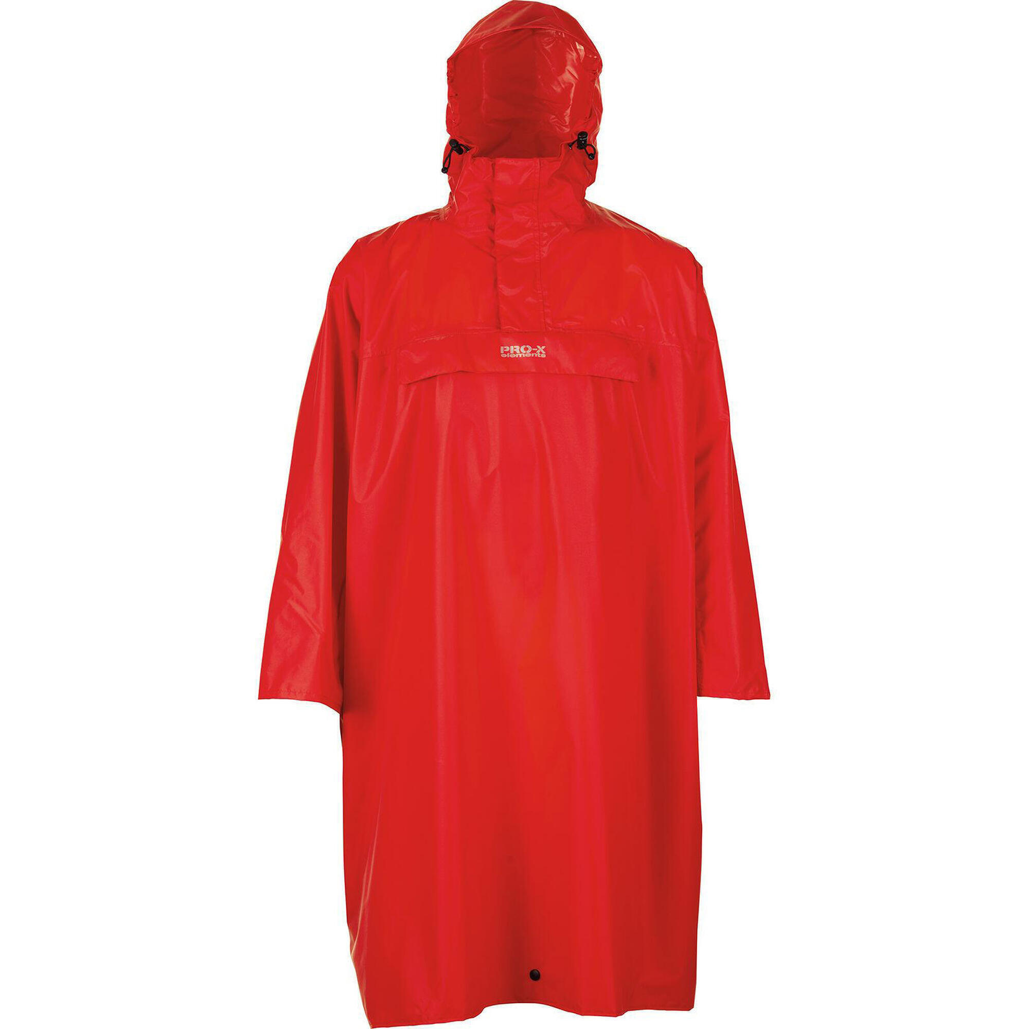Pro-x Elements - Poncho De Pluie Homme Arosa Rouge - Cape - Rouge - Decathlon