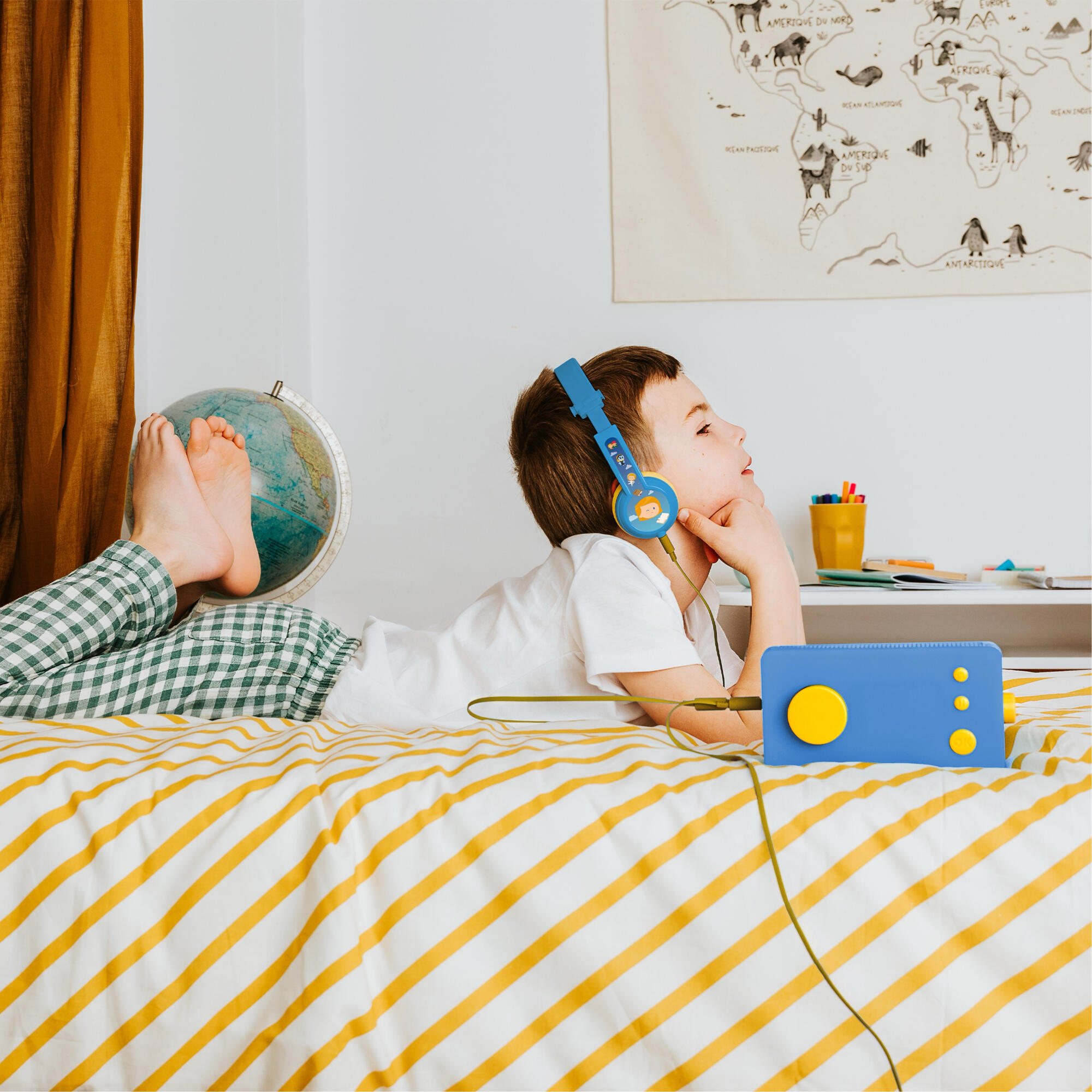 Lunii - Casque audio bleu – pour les enfants de 3 à 8 ans 5/6