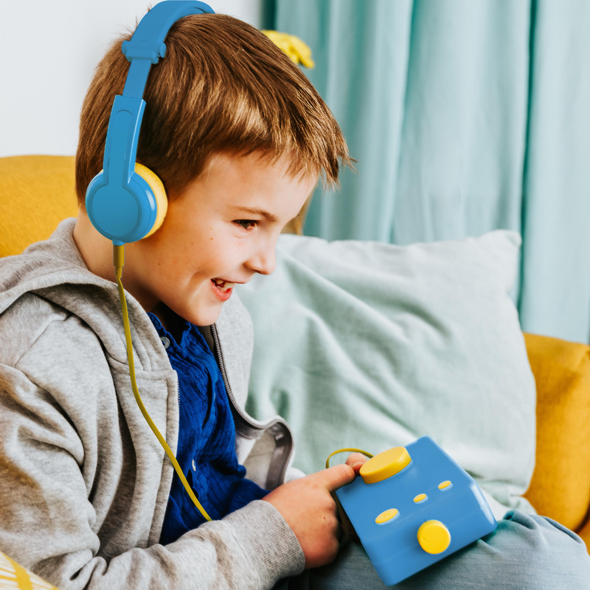 Lunii - Casque audio bleu – pour les enfants de 3 à 8 ans 6/6