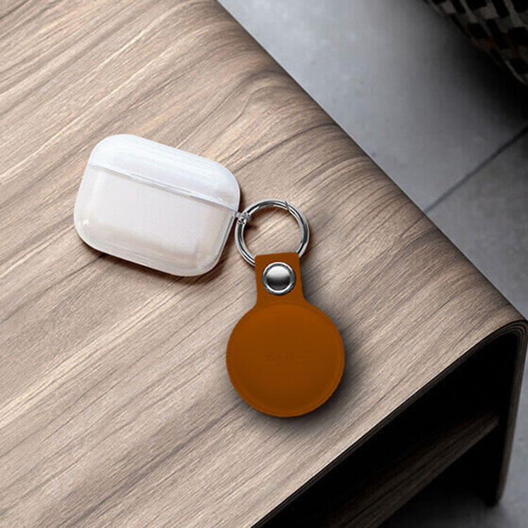 Pack de 3 porte-clés similicuir avec tracker intégré Mili Marron 3/6