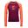 T-shirt long enfant Kvalvika mûre/pêche