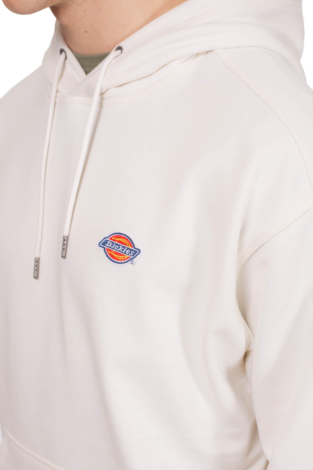 Dickies Millersburg White Polar Fleece Hoodies for Men. 4/5