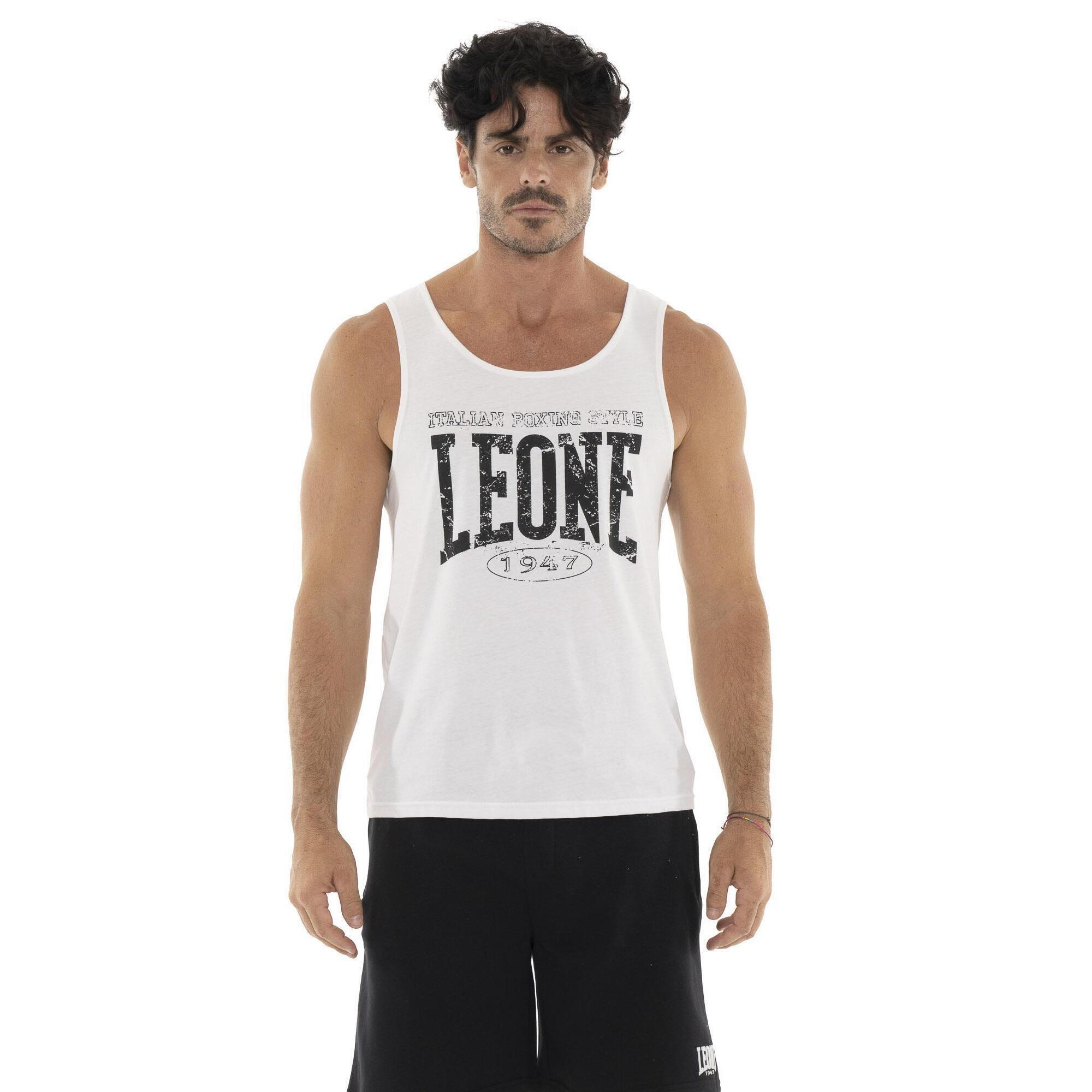 Leone 1947 Apparel - Débardeur Homme En Coton Stretch Leone Boxing Legend - Débardeur - Blanc - Decathlon