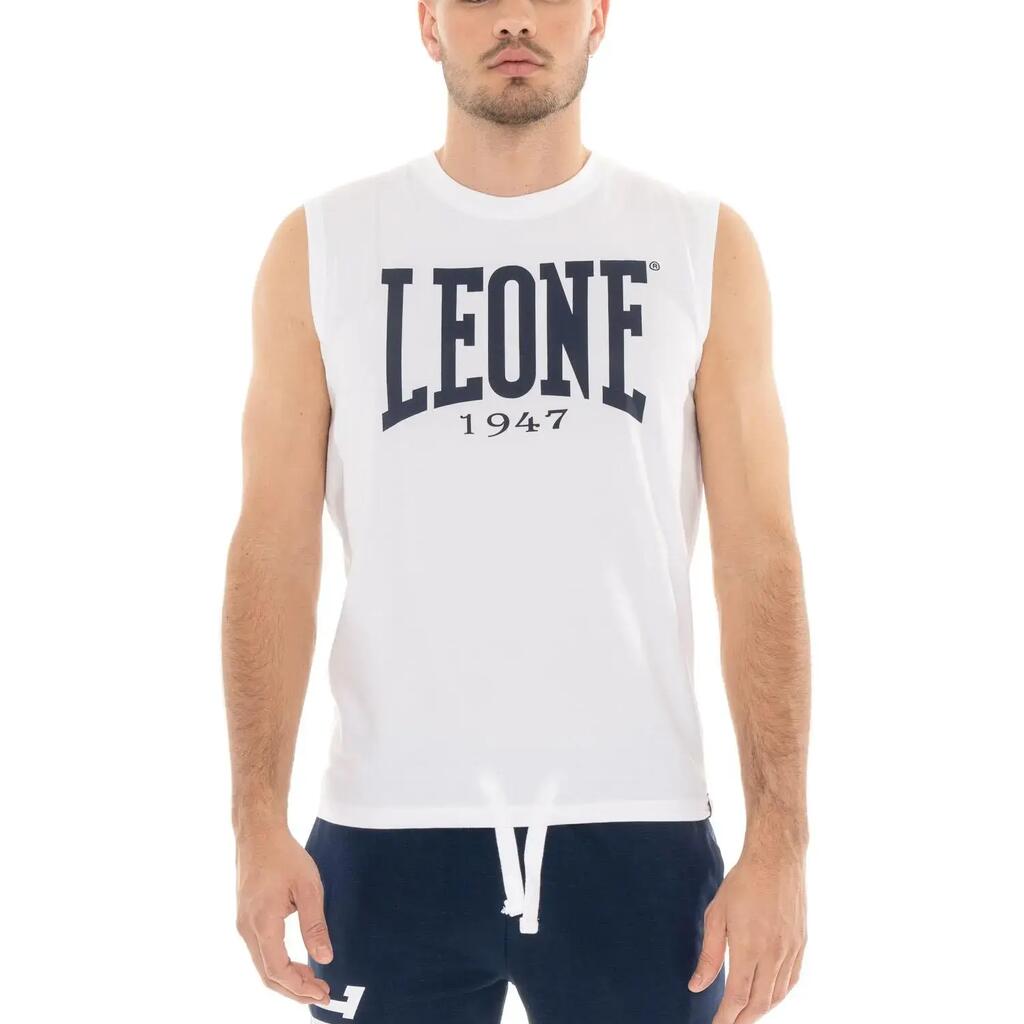 Men's sleeveless T-shirt with large logo