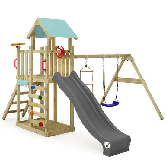 Aire de Jeux MultiFlyer Light avec toboggan anthracite