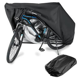 Housse vélo Housse Beschem imperméable Vélo 190x95 cm Noir
