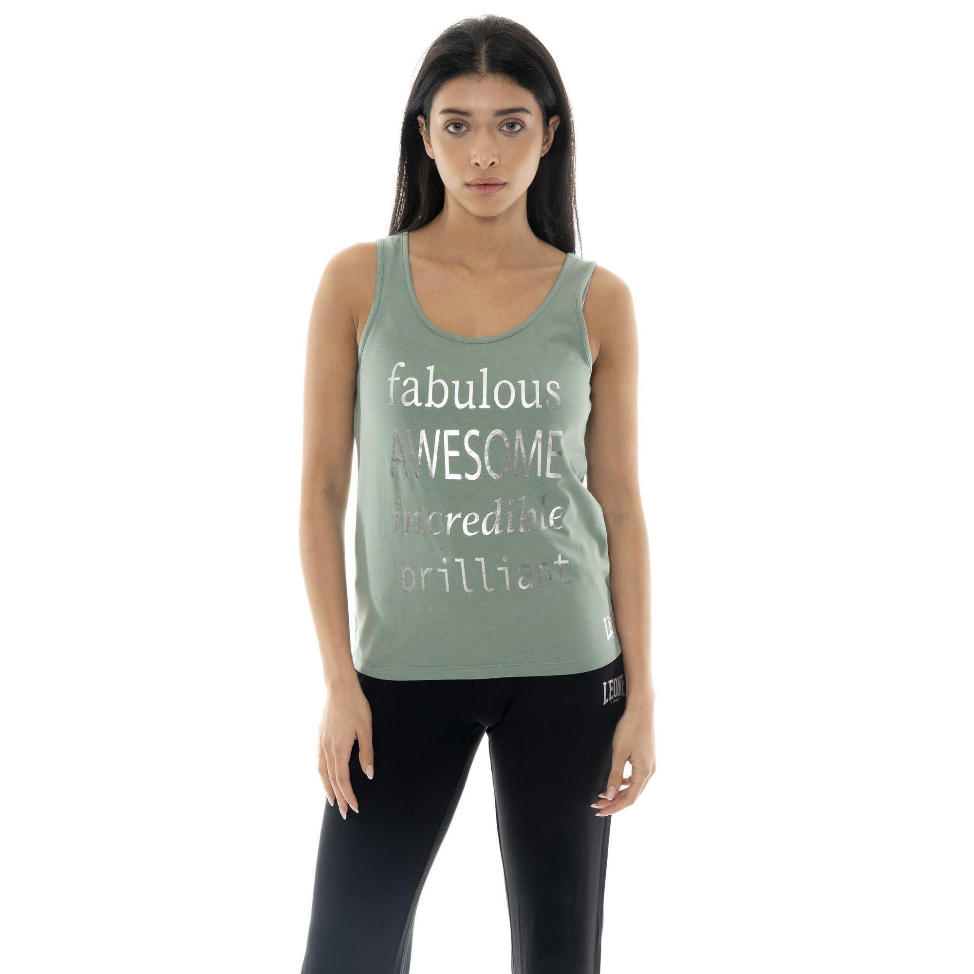 Leone 1947 Apparel - Débardeur Femme Leone Spring Vibes En Coton - Débardeur - Vert - Decathlon