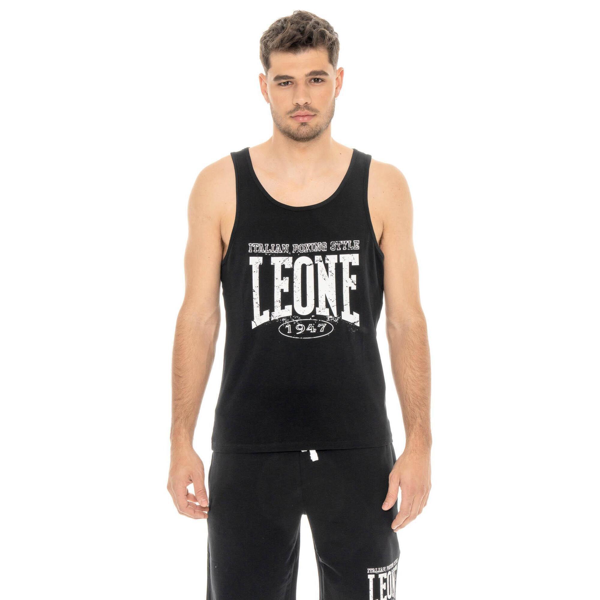 Leone 1947 Apparel - Débardeur Homme En Coton Stretch Leone Boxing Legend - Débardeur - Noir - Decathlon