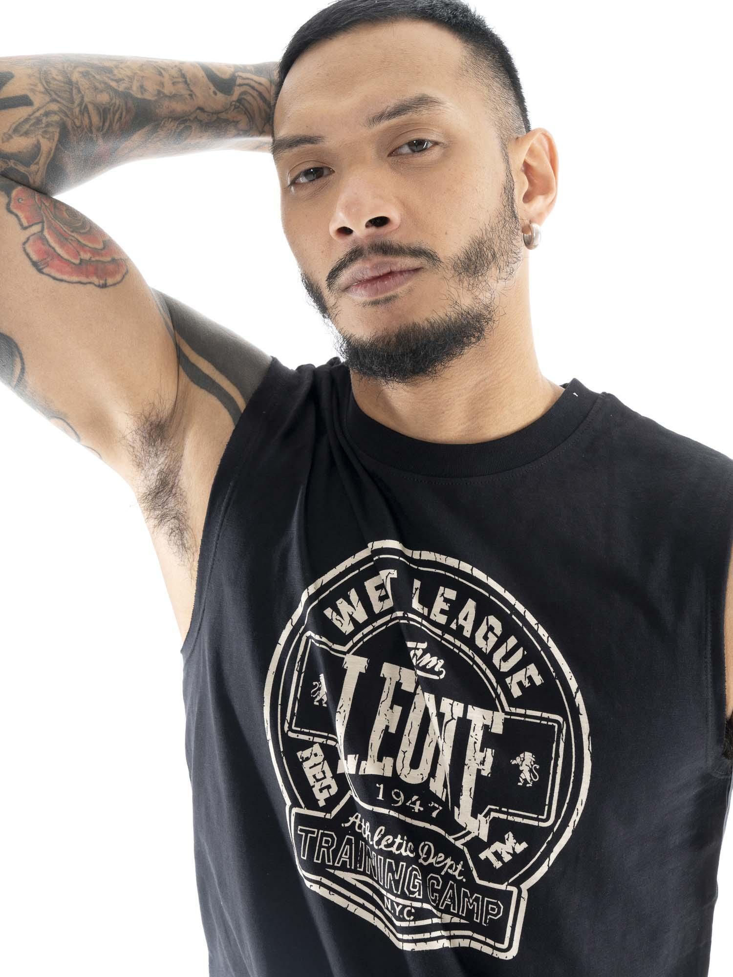Camiseta de algodón sin mangas para hombre Leone Military 1947 5/5