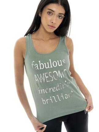 Débardeur femme Leone Spring Vibes en coton